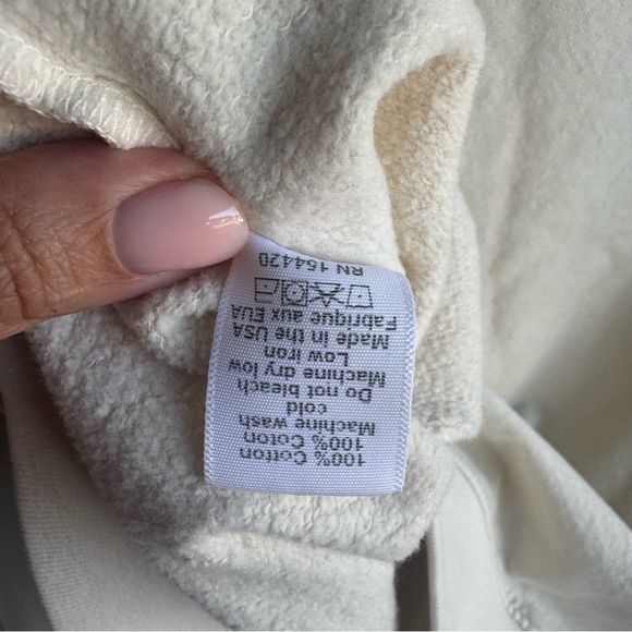 NEW CLARE V. Cream THIERRY PALM OUI SWEATSHIRT - Picture 8 of 8